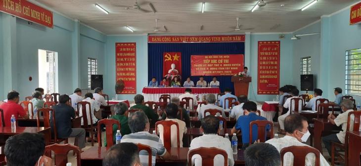 Thường trực HĐND xã Bàu Đồn, huyện Gò Dầu: Tổ chức cho đại biểu HĐND huyện, tỉnh tiếp xúc cử tri trước kỳ họp